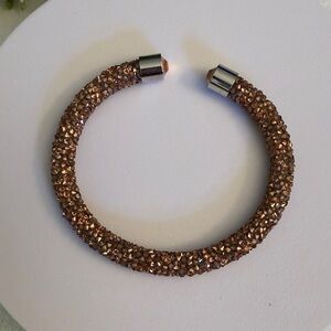 Chic elegant Classic casual occasions Rose Brown Crystal Women’s Bracelet